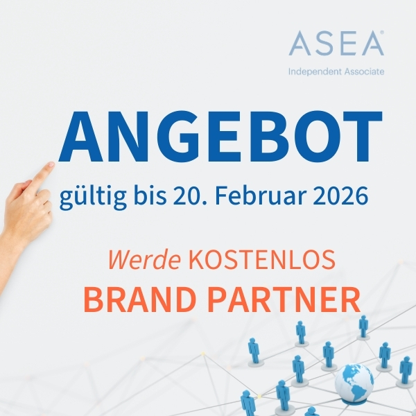 ASEA Angebot für Geschäftspartner - kostenloser Einstieg - gültig bis 20. Februar 2026