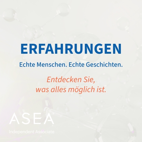 ASEA Erfahrungsberichte: Echte Ergebnisse mit der Redox-Technologie